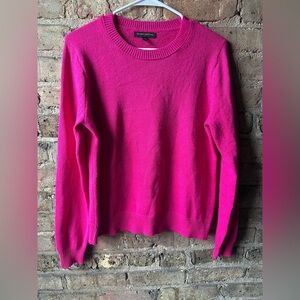 Banana Republic Fuchsia Crew Neck Sweater